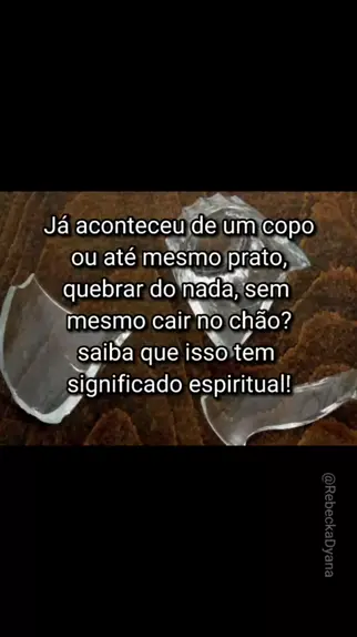O Que Significa Quebrar Prato